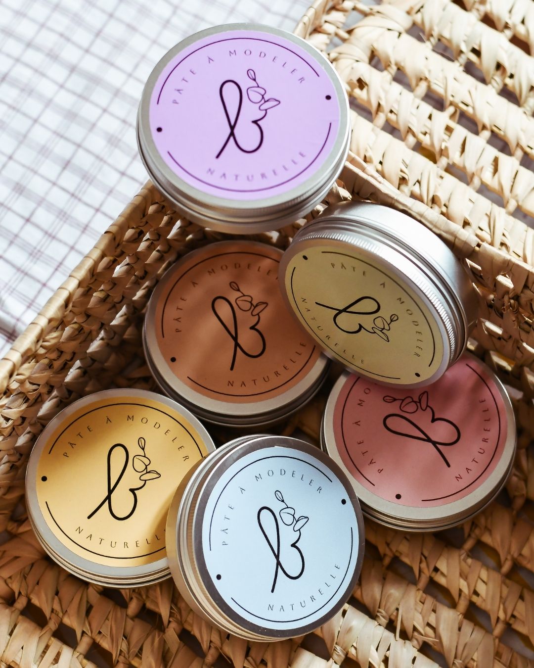 La pâte à modeler (6 coloris)