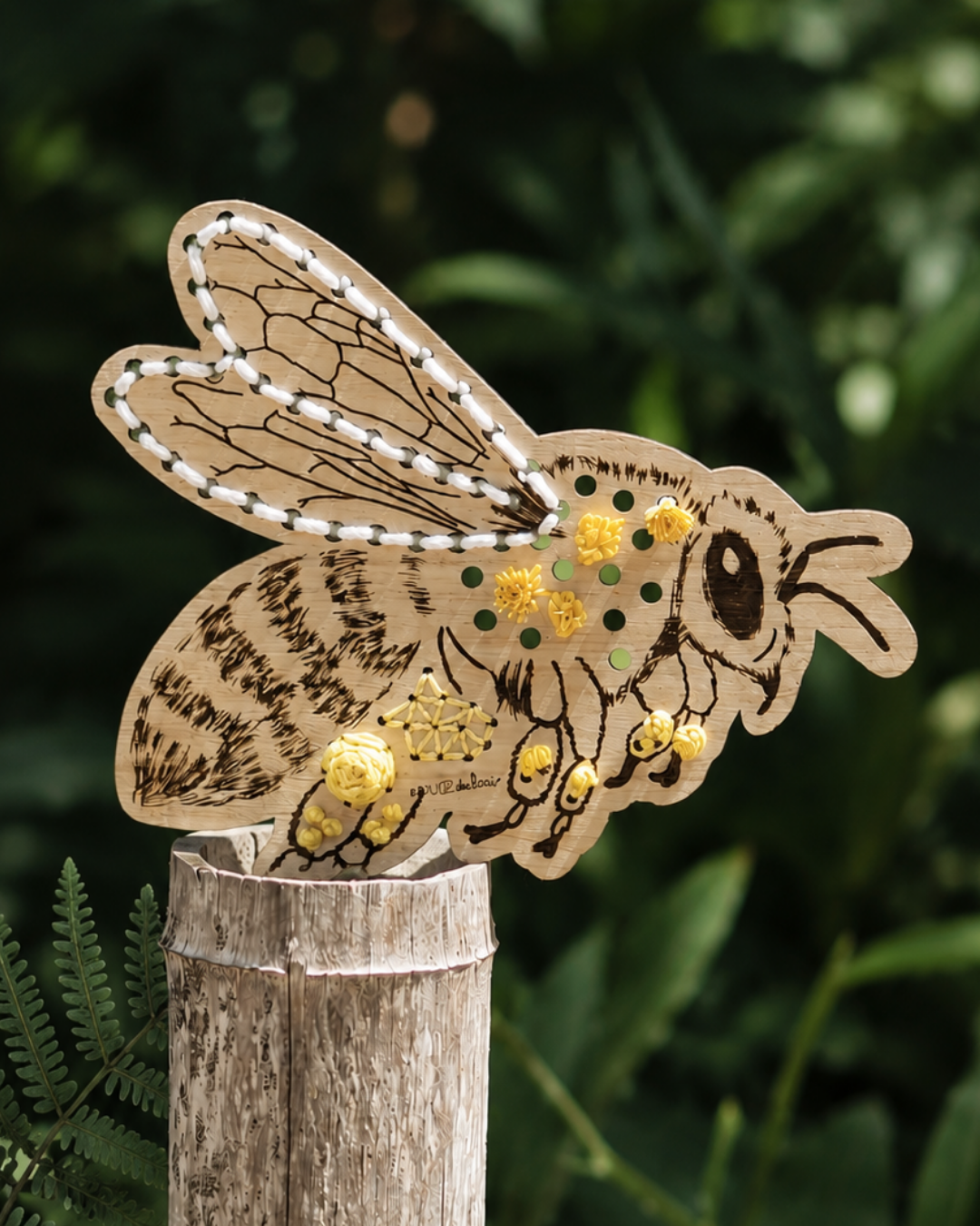 L'abeille à broder
