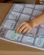 Les lettres mobiles cursives