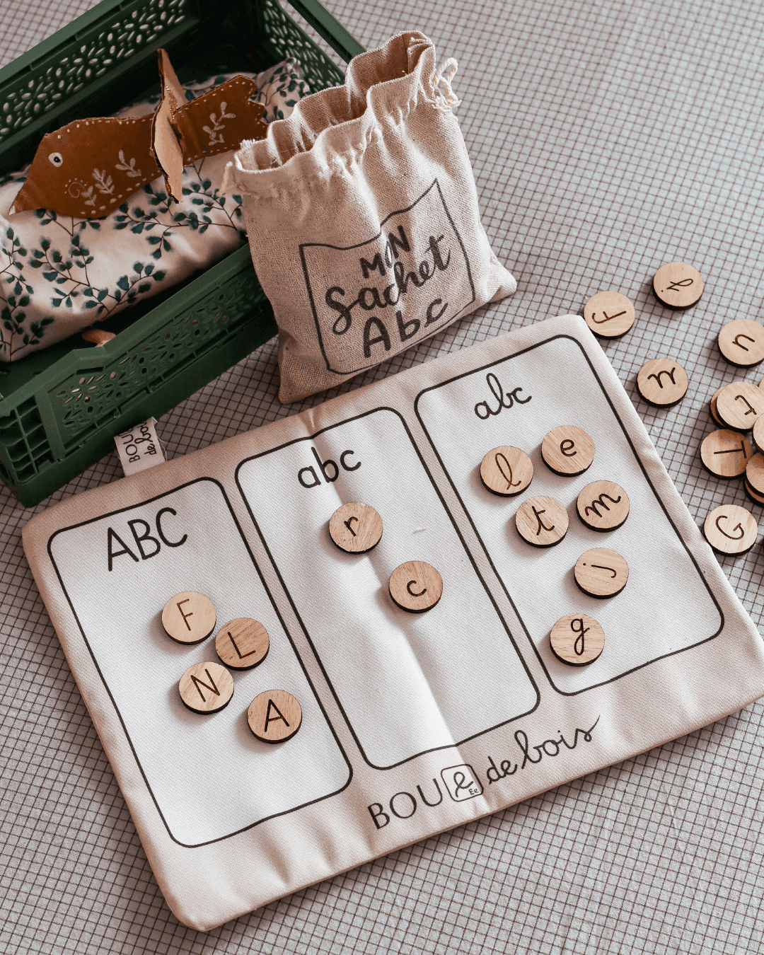 Le tapis des lettres (3 écritures)