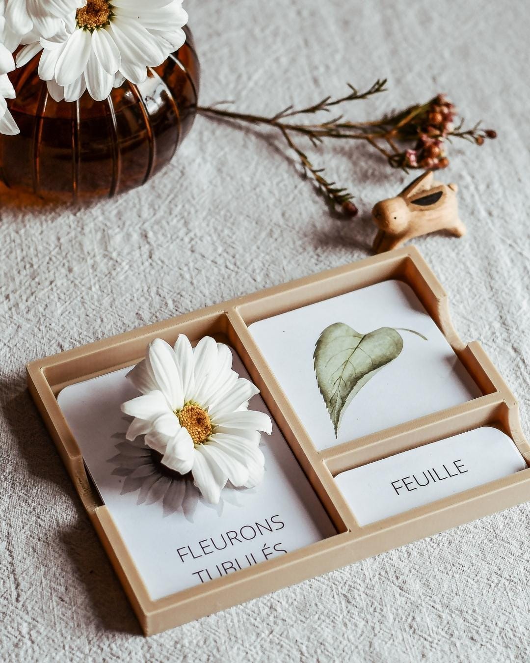 Le plateau de cartes de nomenclature