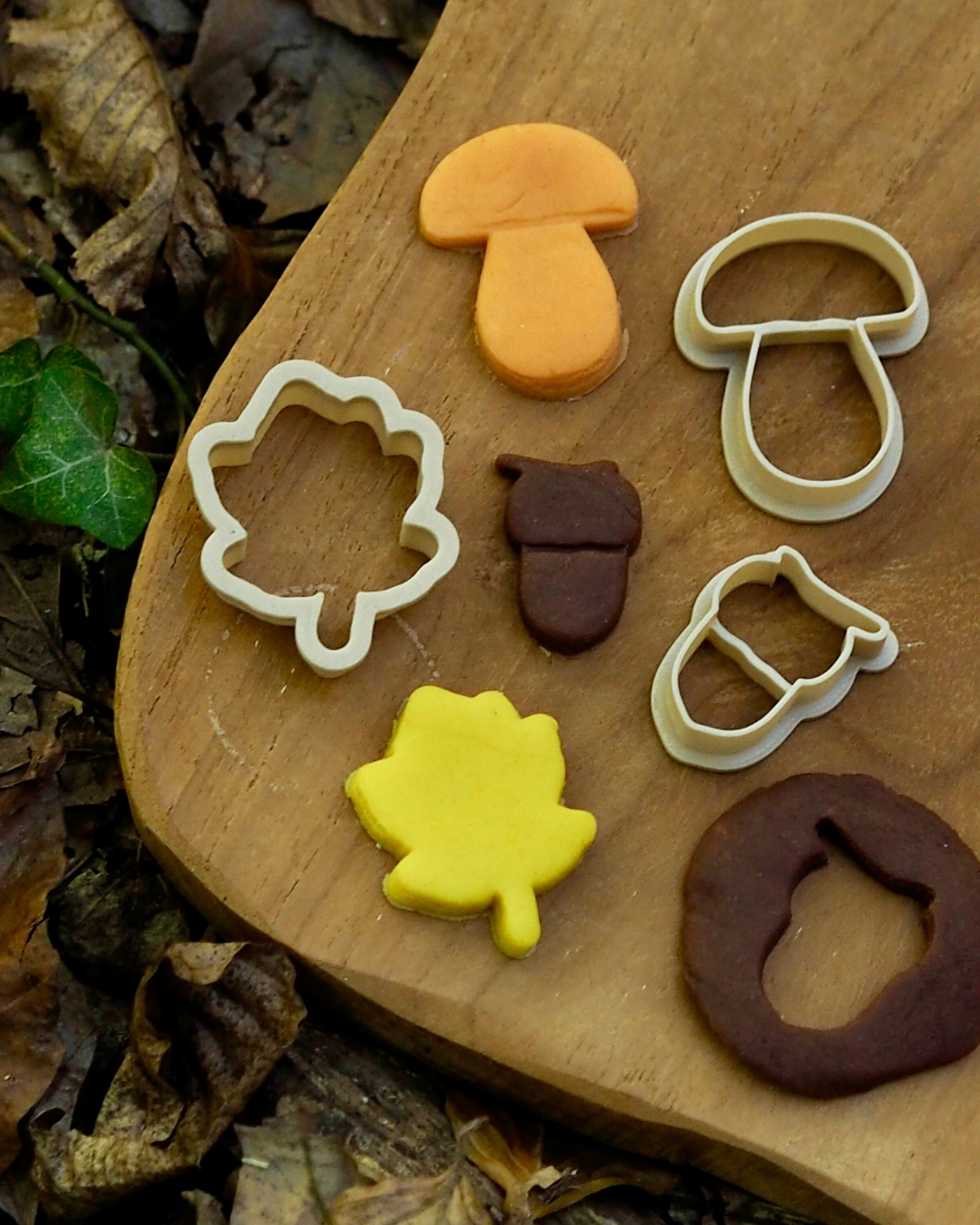 Pâte à modeler automne x3