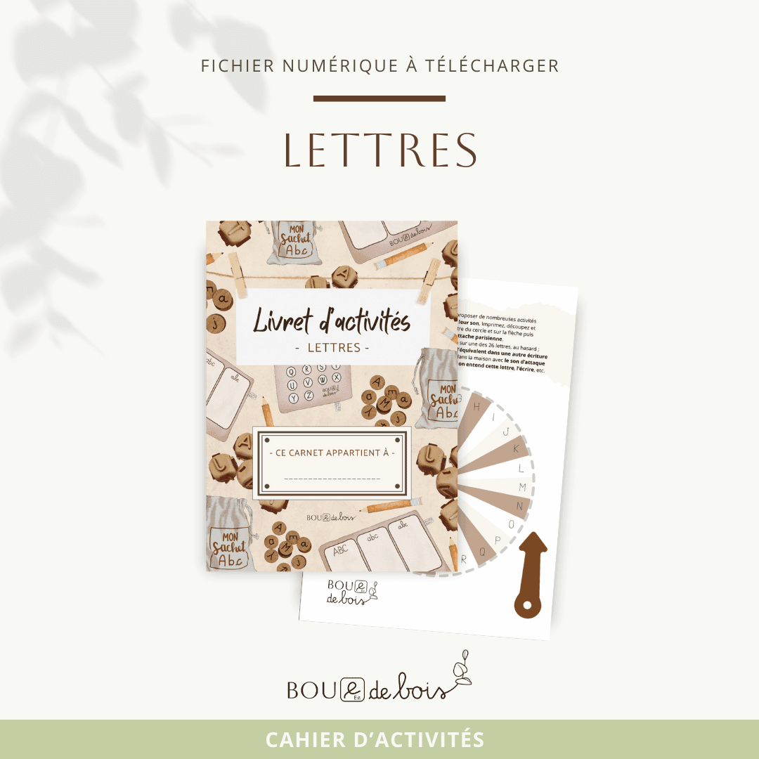 Le cahier d'activités - Lettres